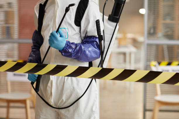 Professional Biohazard Cleanup technician working in Derry, PA